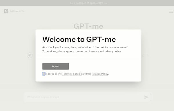 GPT-Me ai-tool