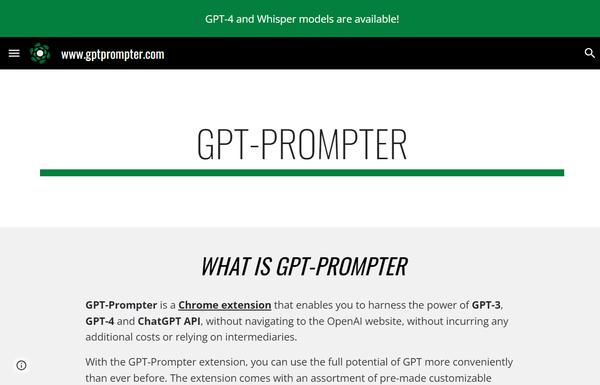 GPT-Prompter ai-tool