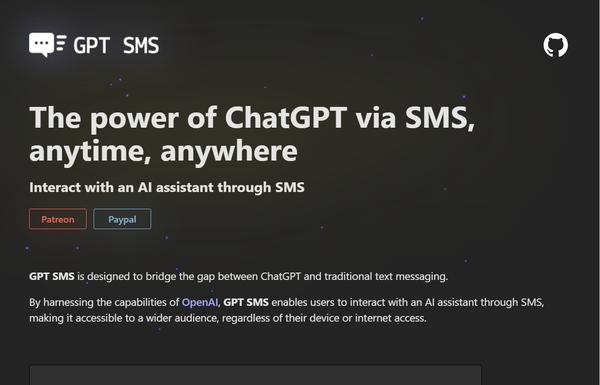 GPT SMS ai-tool