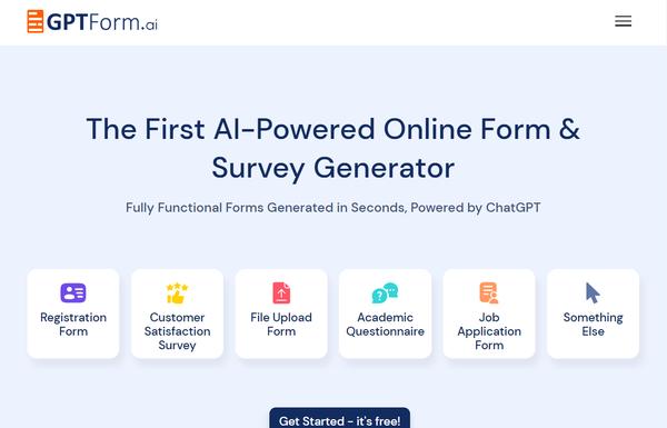 GPTForm ai-tool