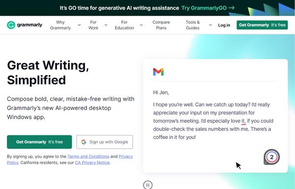 Grammarly ai-tool