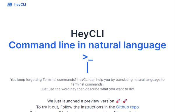 HeyCLI ai-tool