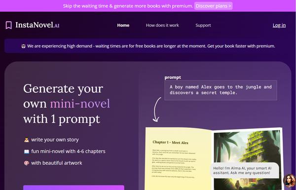 InstaNovel AI ai-tool
