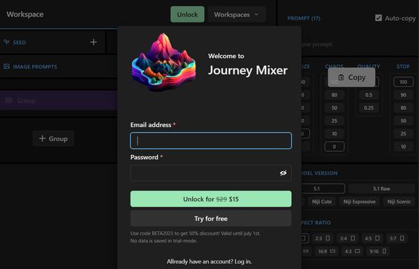 Journey Mixer ai-tool