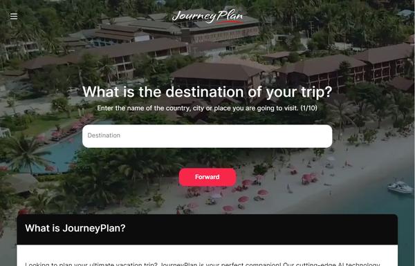 JourneyPlan ai-tool