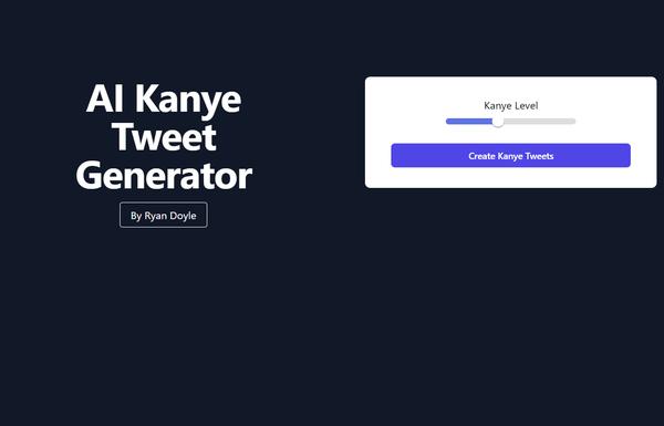 Kanye Tweet Generator ai-tool