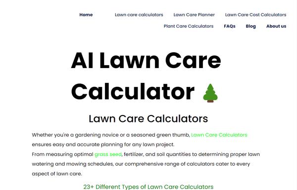 Lawn Care Calculator ai-tool