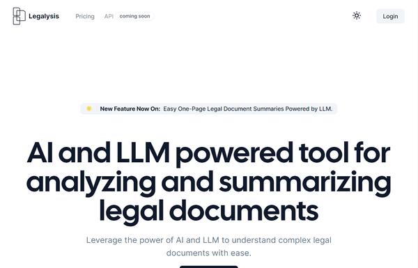 Legalysis ai-tool