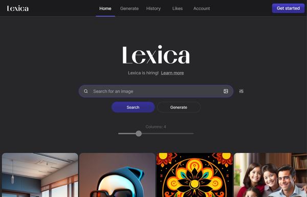 Lexica ai-tool