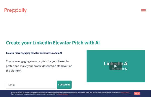 LinkedIn Elevator Pitch AI ai-tool