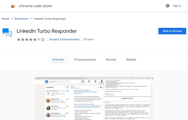 LinkedIn Turbo Responder ai-tool