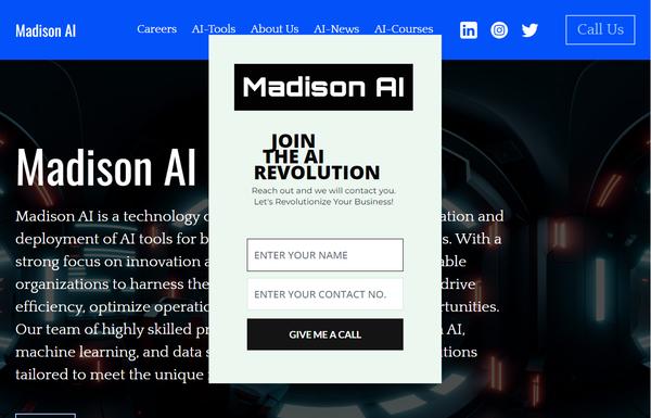 Madison AI  ai-tool