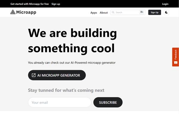 Microapp AI ai-tool
