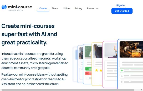 Mini.Course ai-tool