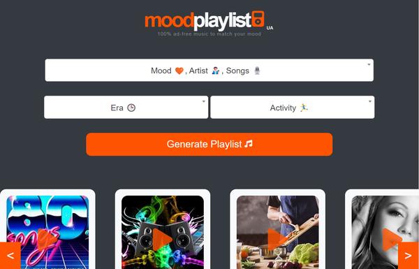 Moodplaylist.com ai-tool