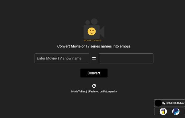 MovieToEmoji ai-tool