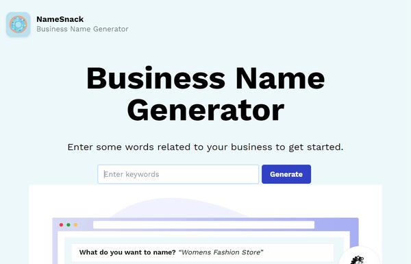 NameSnack ai-tool