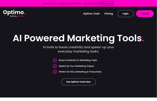 Optimo ai-tool