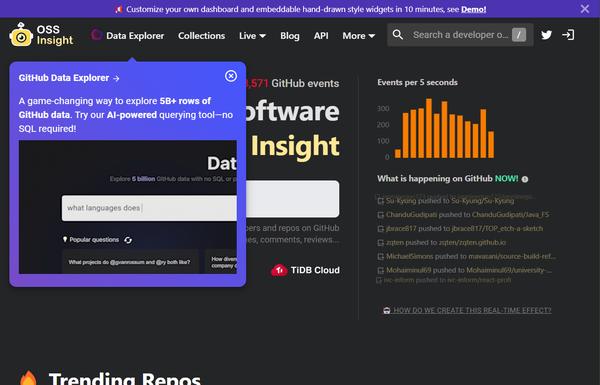 OSS Insight ai-tool