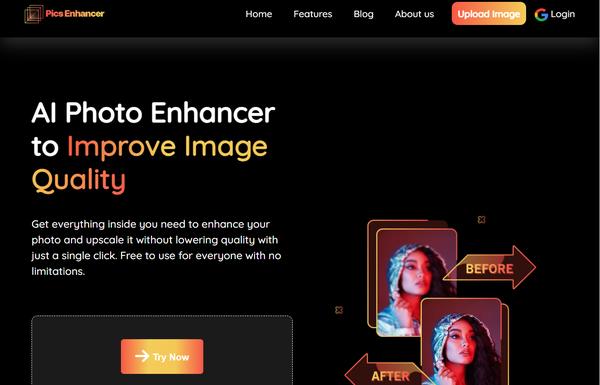 Pics Enhancer ai-tool