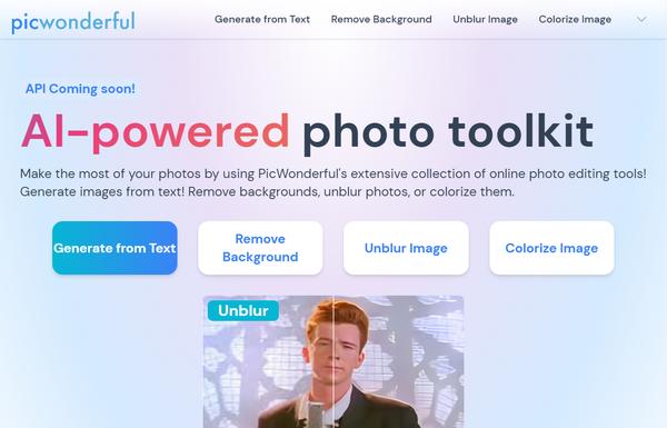 PicWonderful ai-tool