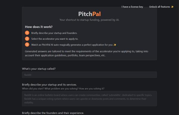 PitchPal ai-tool