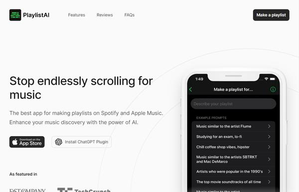 PlaylistAI ai-tool
