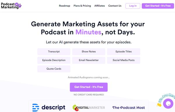 Podcast Marketing AI ai-tool