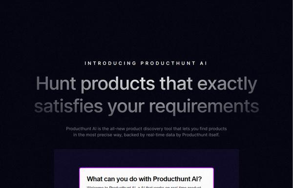 Producthunt AI ai-tool