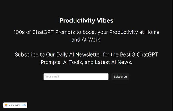 Productivity Vibes ai-tool