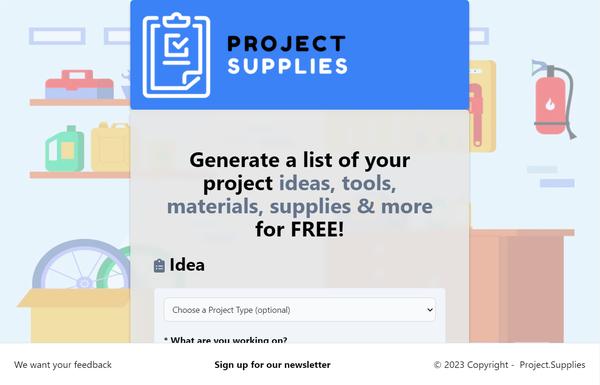 Project.Supplies ai-tool