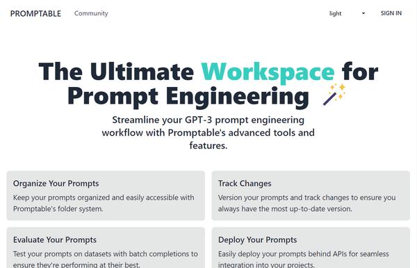 Promptable ai-tool