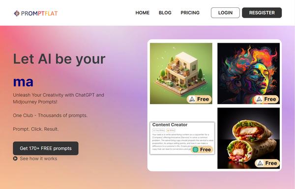 PromptFlat ai-tool