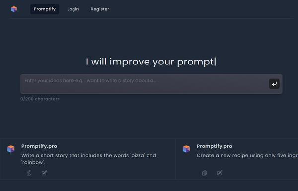 Promptify Editor ai-tool