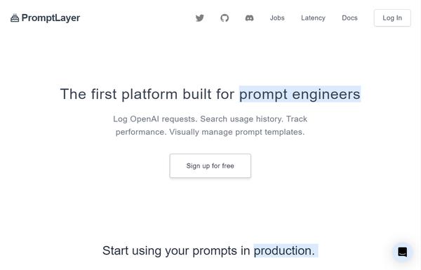 PromptLayer ai-tool