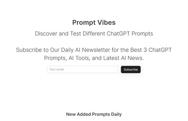 PromptVibes ai-tool