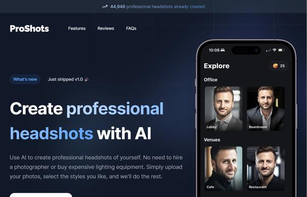 ProShots ai-tool