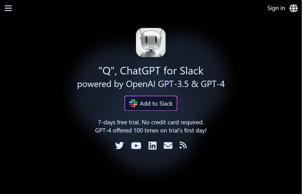 Q Slack Chatbot ai-tool