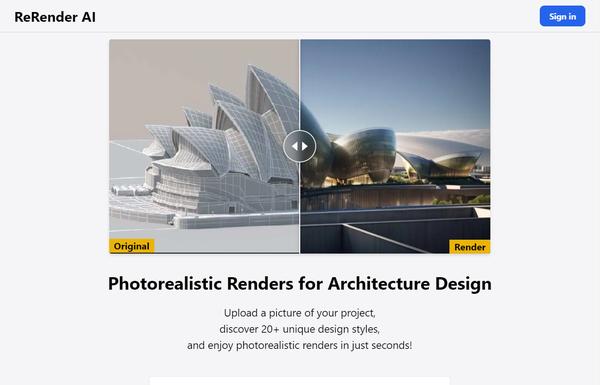ReRender AI ai-tool