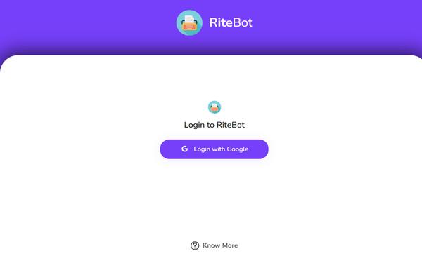 RiteBot  ai-tool