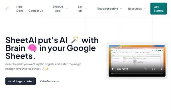 SheetAI.app ai-tool