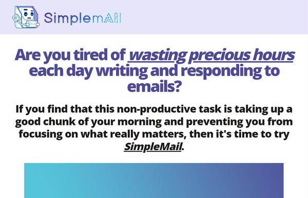 SimpleMail ai-tool