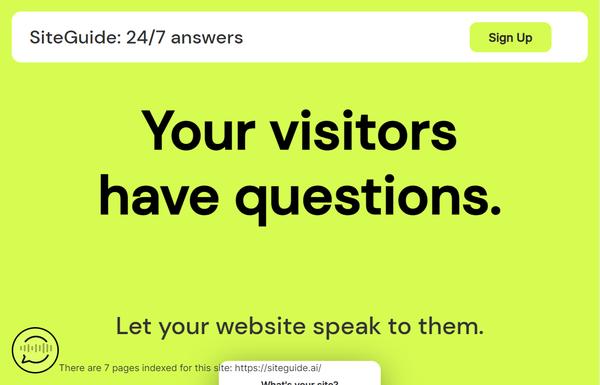 SiteGuide ai-tool