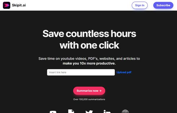 Skipit.ai ai-tool