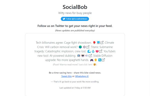 SocialBob ai-tool