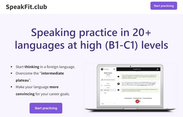 SpeakFit.club ai-tool