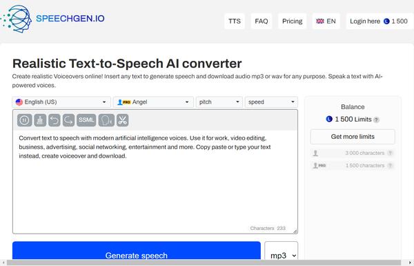 SpeechGen ai-tool