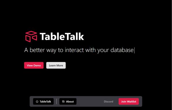 TableTalk ai-tool