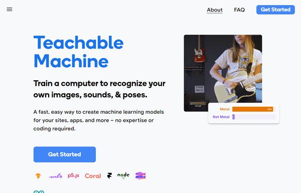 Teachable Machine ai-tool