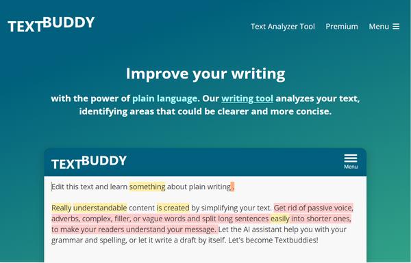 TextBuddy ai-tool